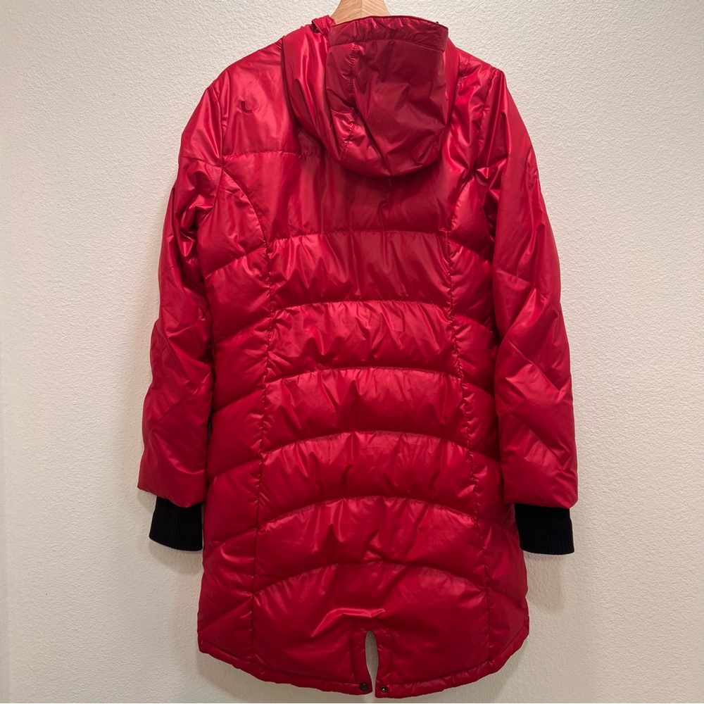 LOLE Down Puffer Jacket Parka Hooded Pink Raspberry - Picture 2 of 16